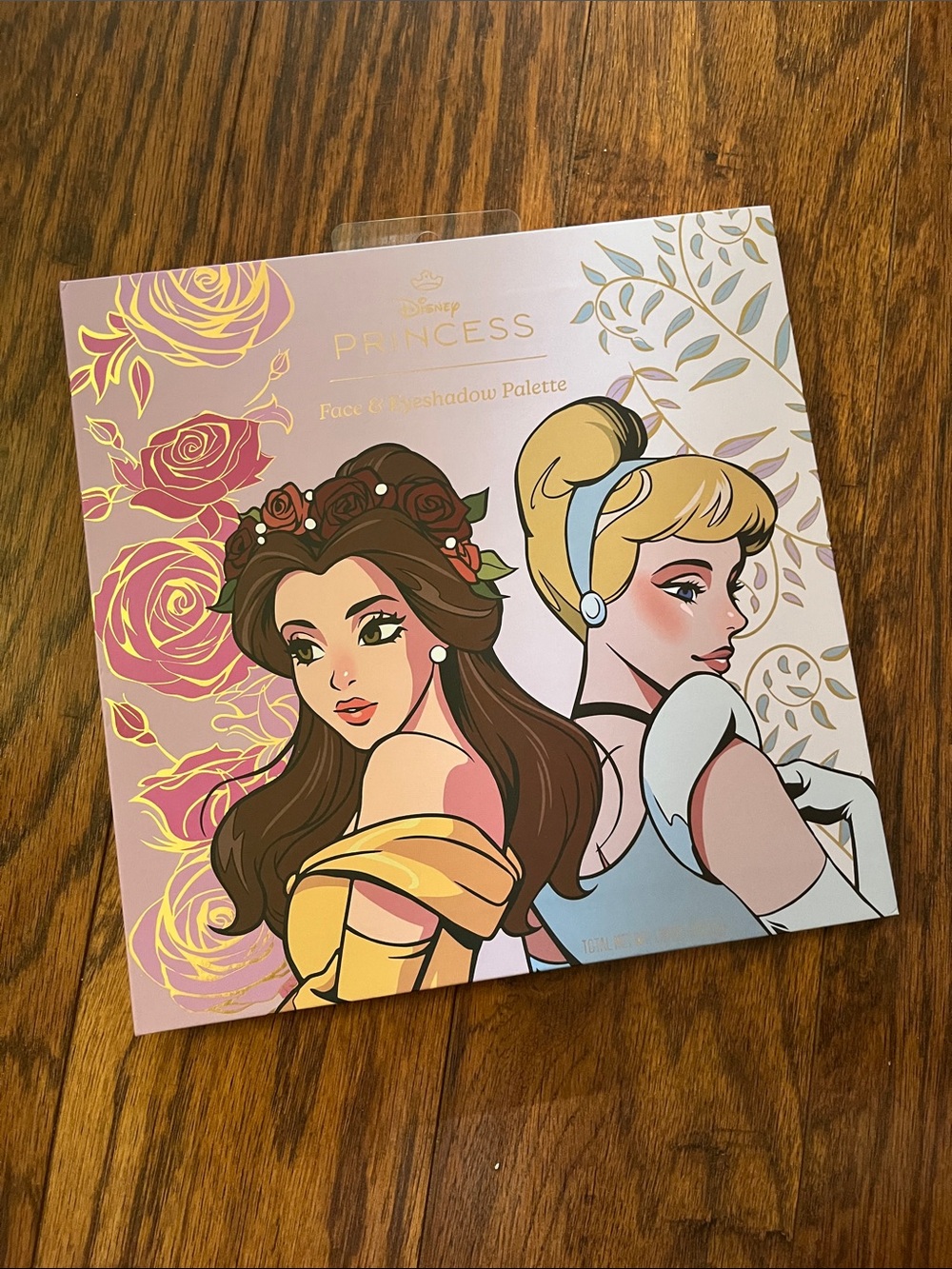 NEW! Disney Princess Eyeshadow and FaceMakeup Palette with Pink and Gold Artwork